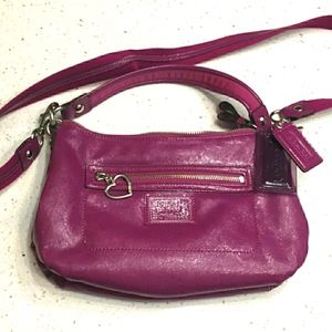 Coach magenta patent bag.